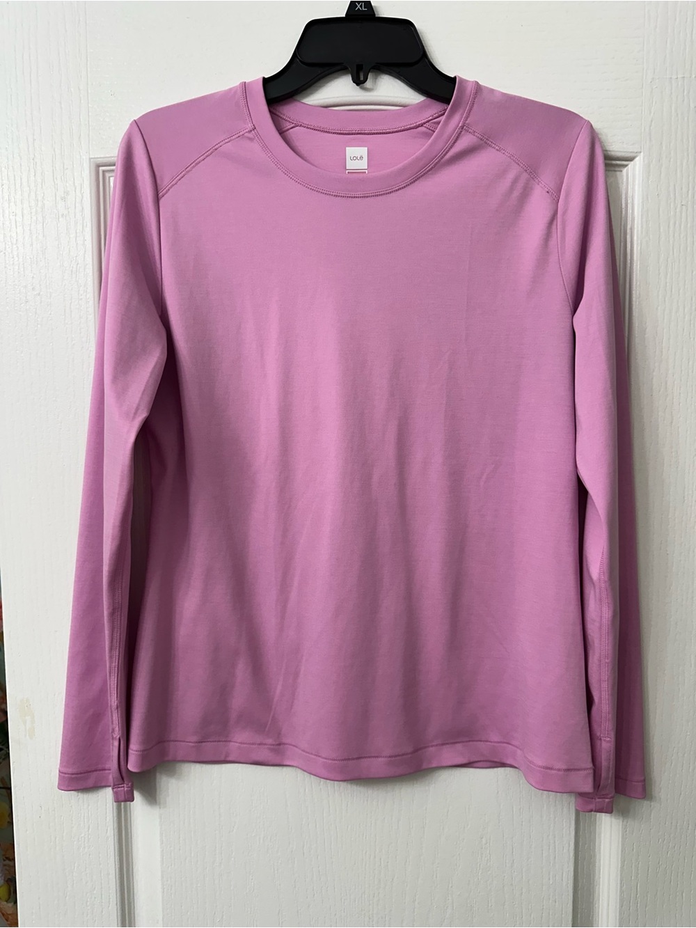 Lole Long-Sleeve Crewneck Top - Lavender Pink